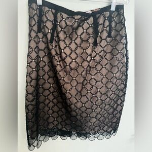 Bcbg silk skirt